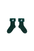 Dark Green Avocet Socks for baby