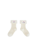 Raw White Avocet Socks for baby