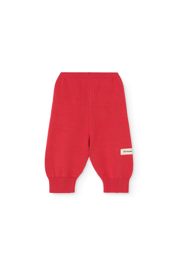 Burgundy Coqui Pants for baby FRONT
