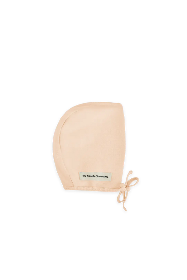 Pinkish-beige Dorgi Hat for baby BACK