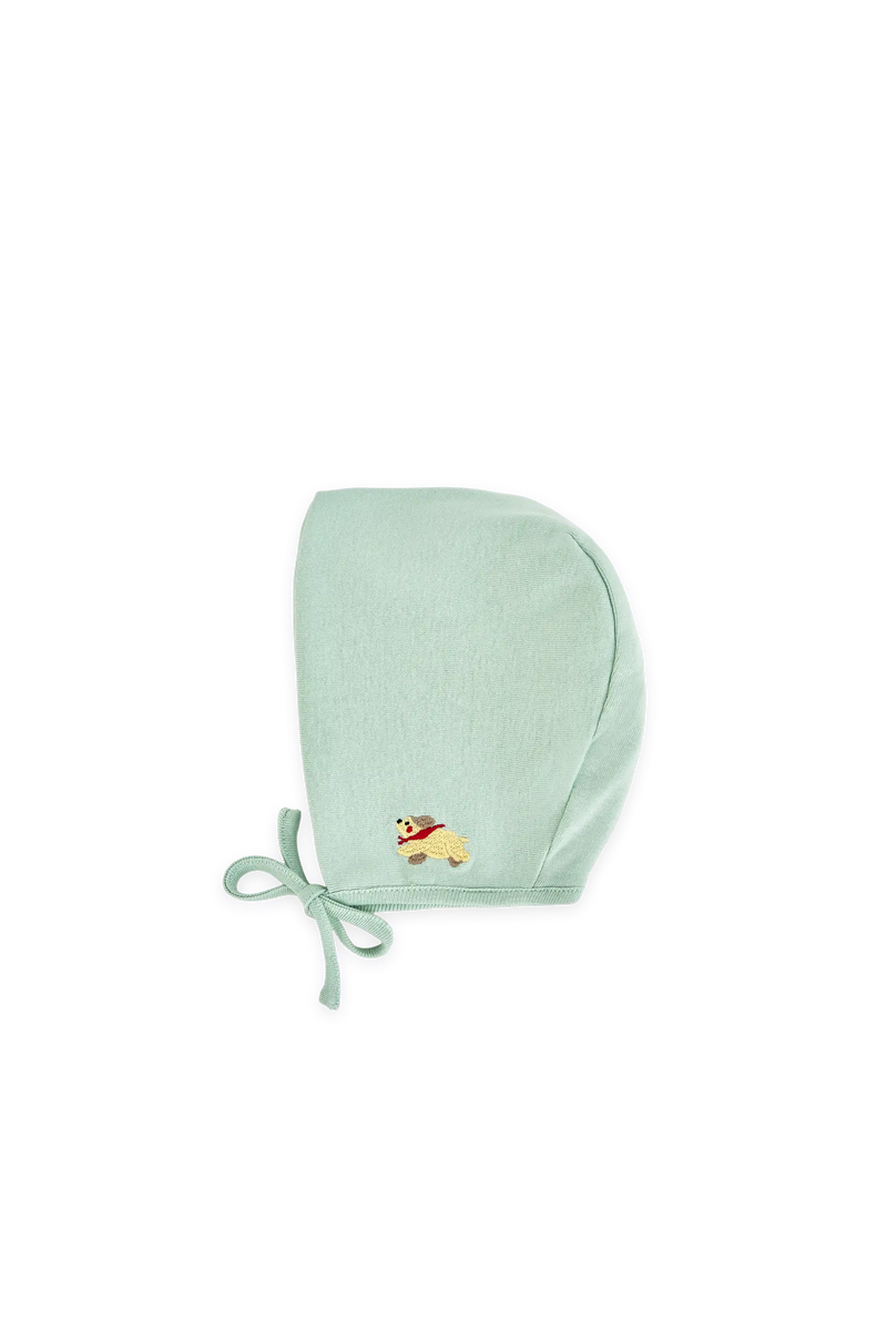 Turqoise Dorgi Hat for baby COVER