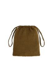 Brown Caiman Bag BACK