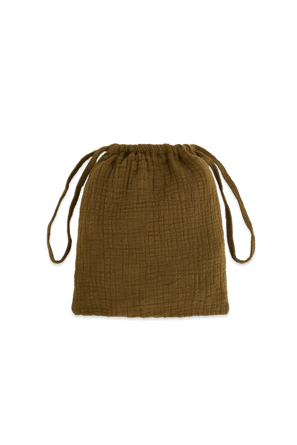 Brown Caiman Bag BACK