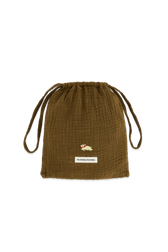 Brown Caiman Bag FRONT