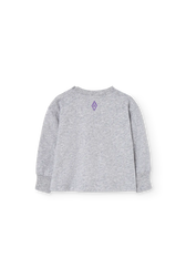 Grey Heck Long Sleeve T-shirt for baby BACK