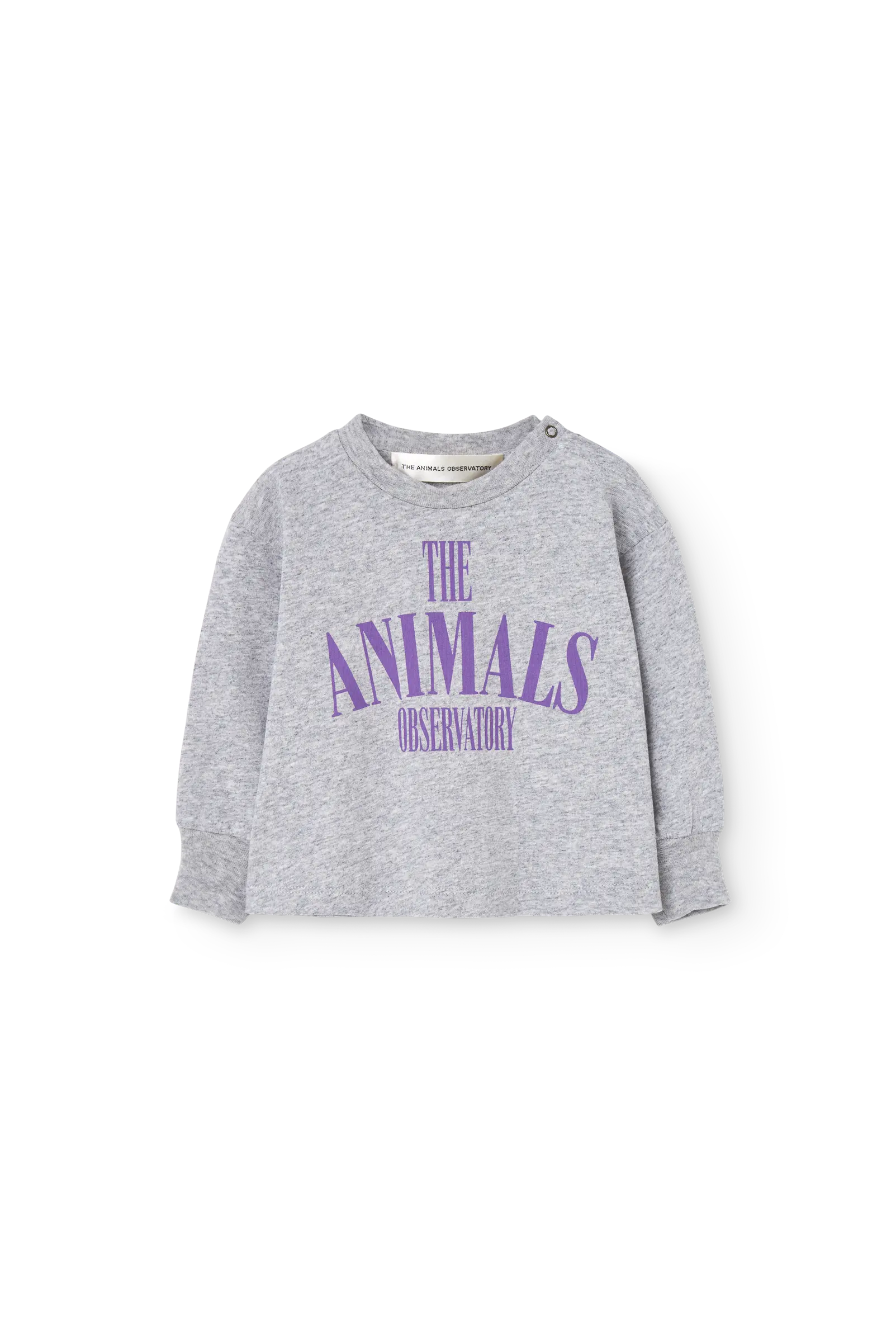 Grey Heck Long Sleeve T-shirt for baby COVER