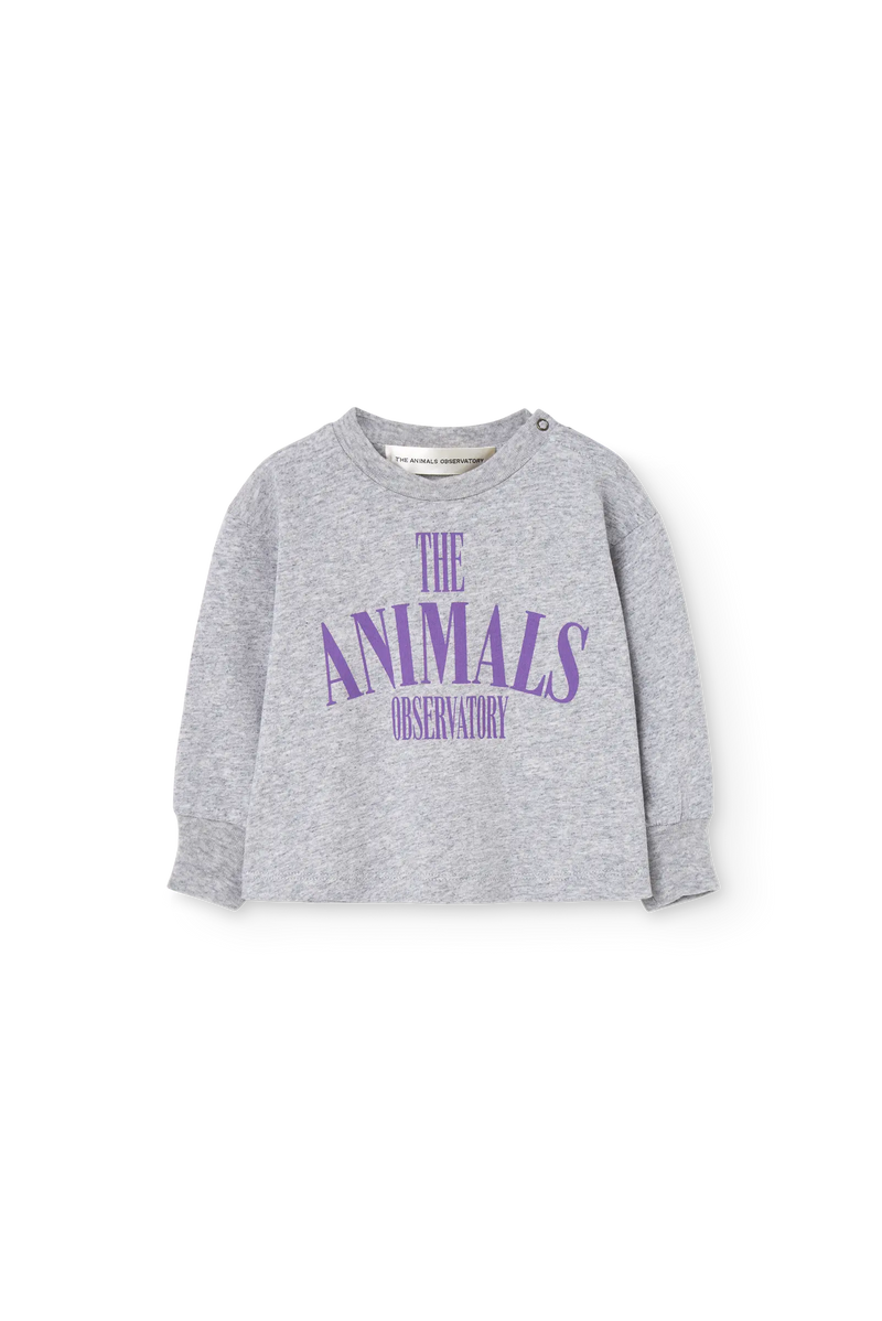 Grey Heck Long Sleeve T-shirt for baby COVER