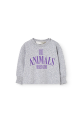 Grey Heck Long Sleeve T-shirt for baby FRONT