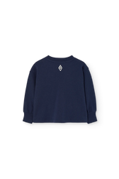Navy Heck Long Sleeve T-shirt for baby BACK