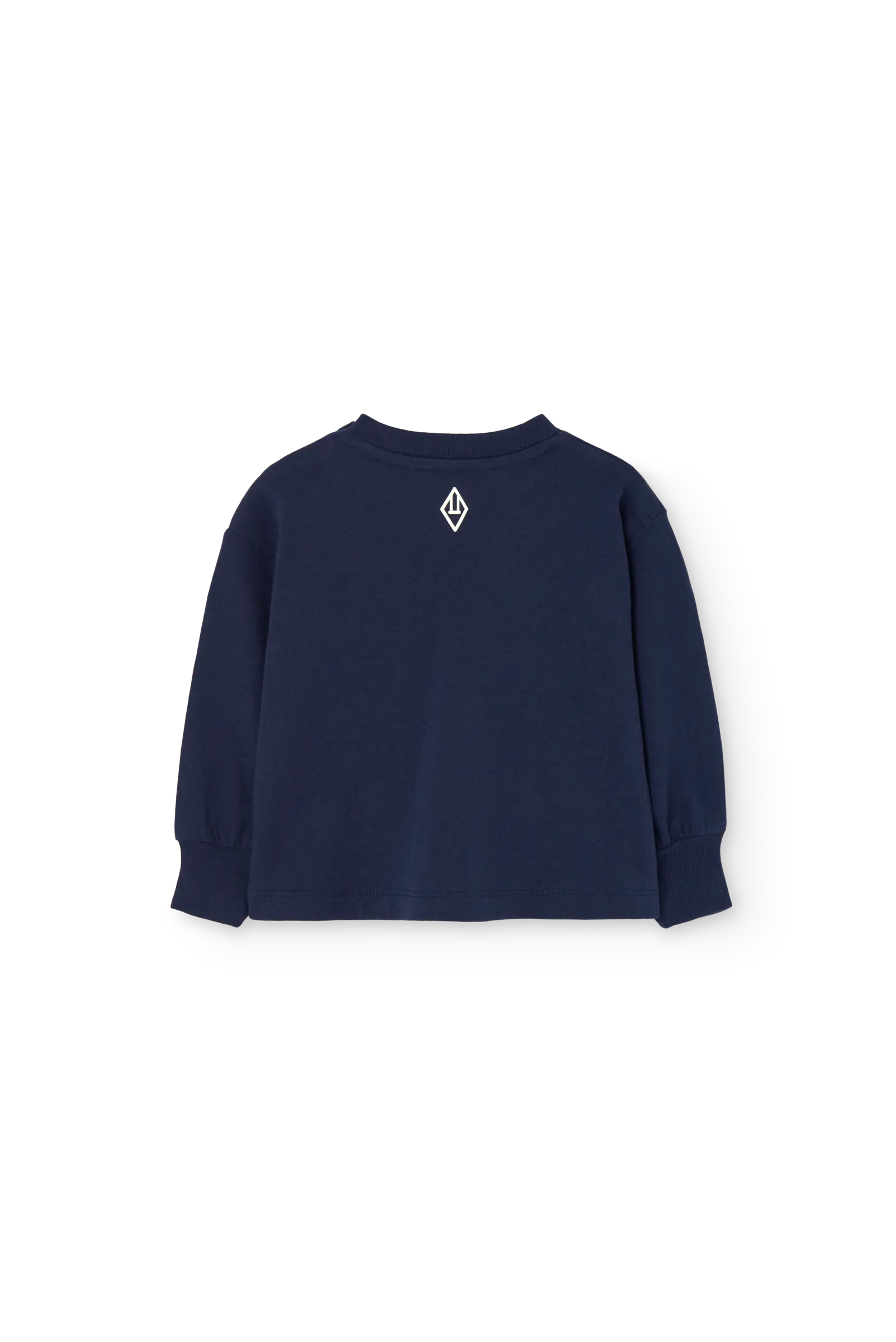 Navy Heck Long Sleeve T-shirt for baby BACK