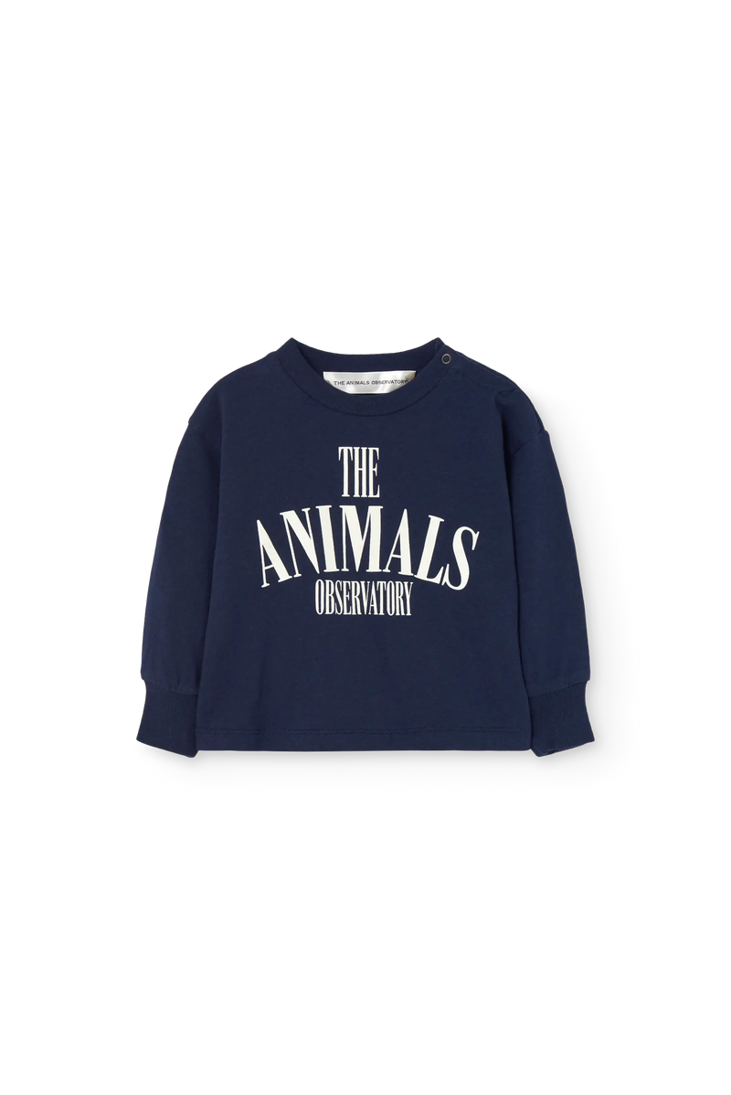 Navy Heck Long Sleeve T-shirt for baby COVER