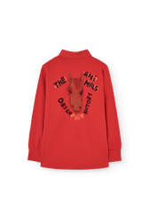 Red Eel Polo Shirt BACK
