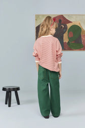 Dark Green Condor Pants MODEL BACK