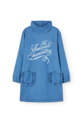 Vestido Dragon Azul celeste